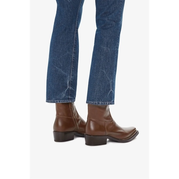 Mother Superior Size 25 The Insider Ankle Jeans in Mile High Bootcut Dark Wash - Picture 5 of 10